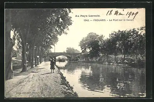 AK Frouard, le Pont sur le Canal