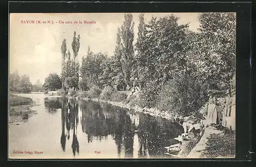AK Bayon, Un coin de la Moselle
