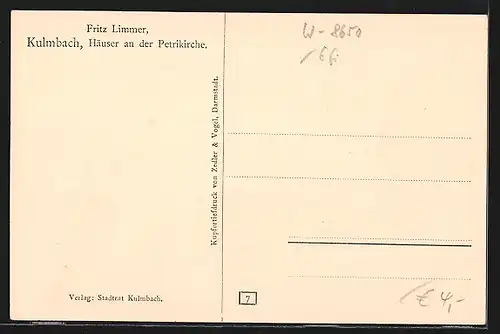 AK Kulmbach, Häuser an der Petrikirche