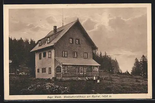 AK Klingenbrunn, Gastwirtschaft Waldschmiedthaus am Rachel, Bes. Karl Genosko