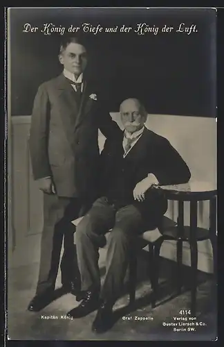 AK Graf Zeppelin und Kapitän König, Könige der Tiefe und der Luft