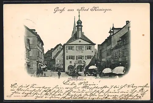 AK Bad Kissingen, Marktplatz