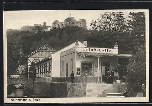 AK Bad Neuhaus a. Saale, Gasthaus Trink-Halle