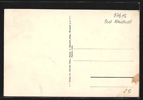 AK Bad Neuhaus a. Saale, Gasthaus Trink-Halle