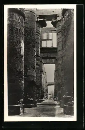 Foto-AK Theben, 134 Säulen