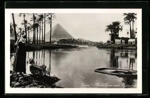 AK Cairo, Flood Time near Pyramids