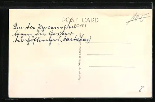 AK Cairo, Flood Time near Pyramids