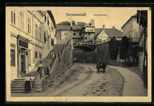 AK Hermannstadt, Burgerstiege