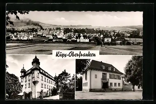 AK Küps /Oberfranken, Teilansicht, Gebäudeansichten