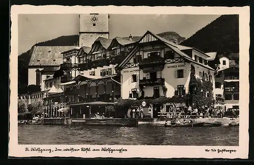 AK St. Wolfgang, Hotel und Pension Weisses Rössl