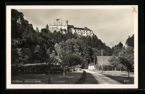 AK Ternitz, Blick zum Schloss Stixenstein