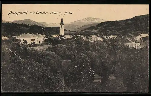 AK Purgstall, Totalansicht mit Oetscher