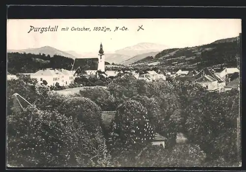 AK Purgstall, Gesamtansicht mit Oetscher