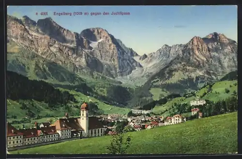 AK Engelberg, Ortsansicht gegen den Juchlipass