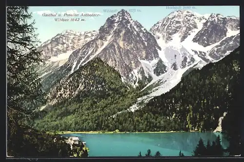 AK Wildsee, Gasthof und Pension Antholzer, Wildgall, Hochgall und Wildsee