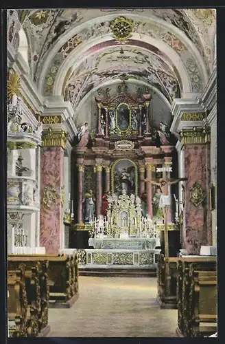 AK Weissenstein, Inneres der Wallfahrtskirche