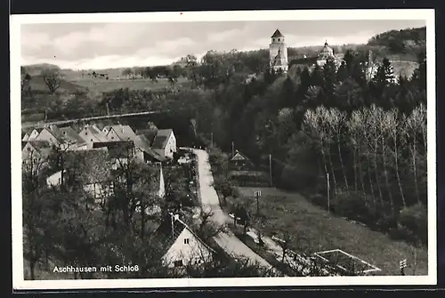 AK Aschhausen, Blick zum Schloss