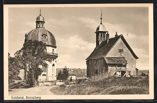 AK Schöntal, Kreuzberg, die Kapelle