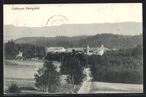AK Königsfeld, Blick auf den Luftkurort