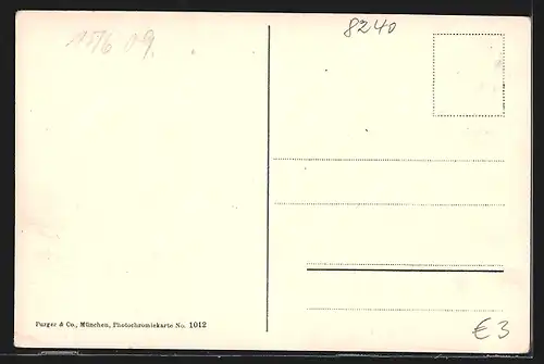 AK Königsee, Paar in einem Ruderboot