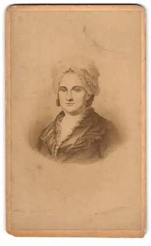 Fotografie unbekannter Fotograf und Ort, Catharina Elisabeth Goethe, Mutter von Johann Wolfgang Goethe