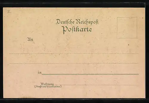 Lithographie Naunhof, Gasthaus Rathskeller, Totalansicht, Mühle