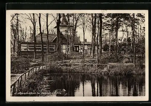 AK Reinbek a. d. Bille, Gasthaus Jaegersbronnen von Rich. Pichinot