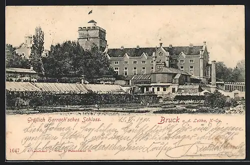 AK Bruck a. d. Leitha, Gräflich Harrachsches Schloss