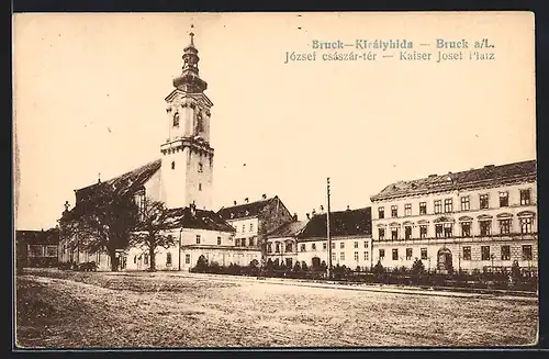 AK Bruck a. L., Kaiser Josef-Platz
