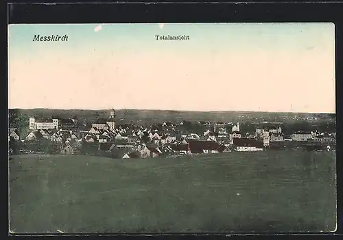 AK Messkirch, Totalansicht von oben