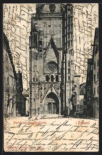AK Rottweil, Portal der Kapellenkirche