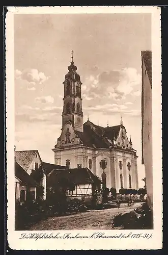 AK Steinhausen b. Schussenried, Die Wallfahrtskirche
