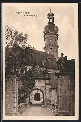 AK Weikersheim, Am Schloss-Eingang