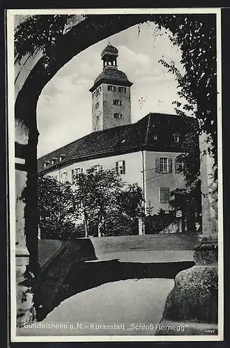 AK Gundelsheim a. N., Kuranstalt Schloss Hornegg