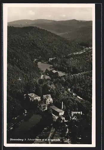 AK Stammberg / Bergstrasse, Ortspanorama aus der Luft gesehen