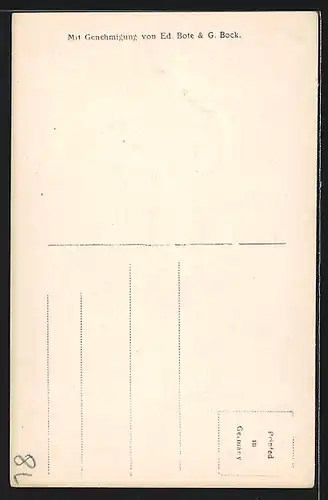 AK Portrait von Albert Lortzing, Komponist