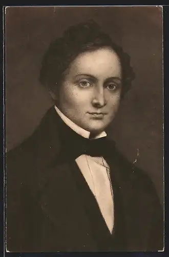 AK Portrait von Albert Lortzing, Komponist, 1801-1851