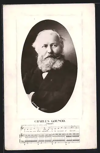 AK Portrait von Charles Gounod, Komponist