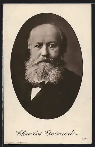 AK Komponist Charles Gounod, Portrait