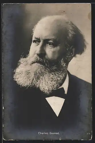 AK Portrait des Komponisten Charles Gounod