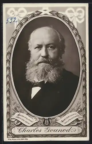 AK Charles Gounod, Portrait des Komponisten