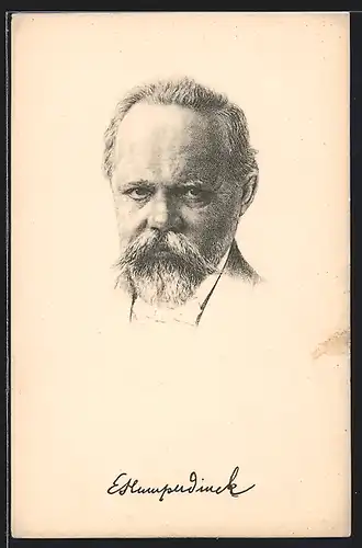 AK Porträt des Komponisten Engelbert Humperdinck