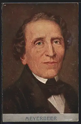 AK Portrait des Komponisten Meyerbeer