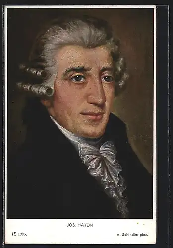 AK Komponist Jos. Haydn, Porträt