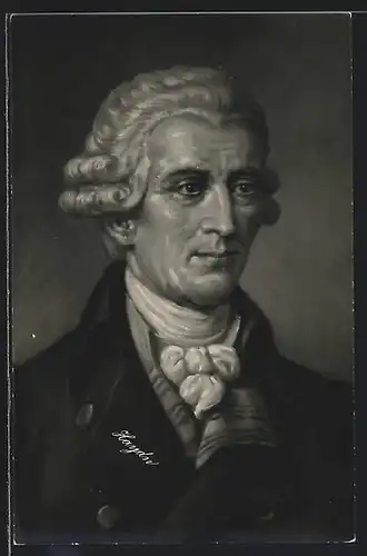 AK Portrait des Komponisten Joseph Haydn