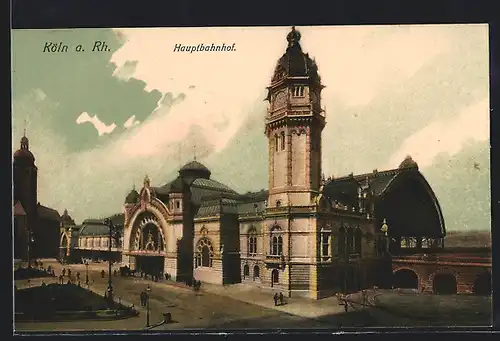 AK Köln a. Rh., Ansicht vom Hauptbahnhof