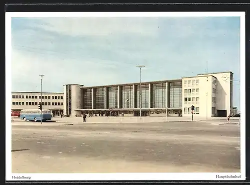 AK Heidelberg, Bus vorm Hauptbahnhof