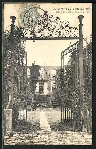 AK Dommartin, Ruines du Château