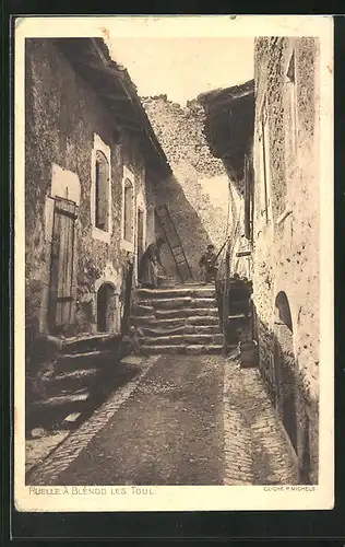 AK Blénod-les-Toul, Ruelle