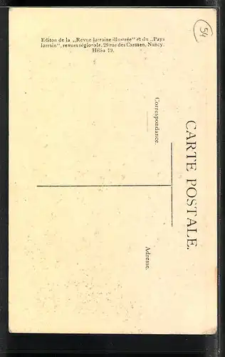 AK Blénod-les-Toul, Ruelle